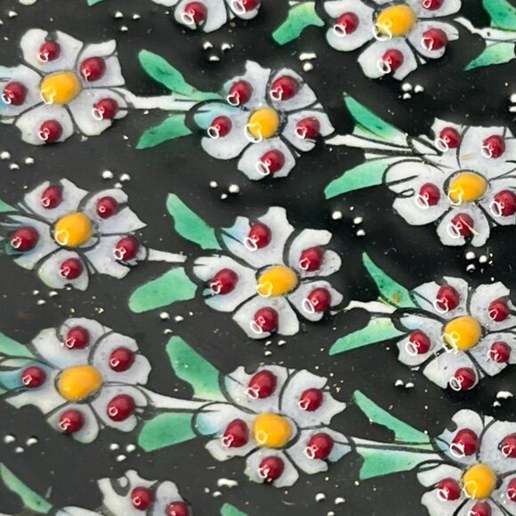 Decorative 12.5" Wall Hanging Plate Life Tree Pattern Turkish Ceramic Hand Paint - Picture 11 of 16